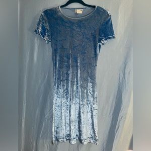 Blue velvet dress/nightgown